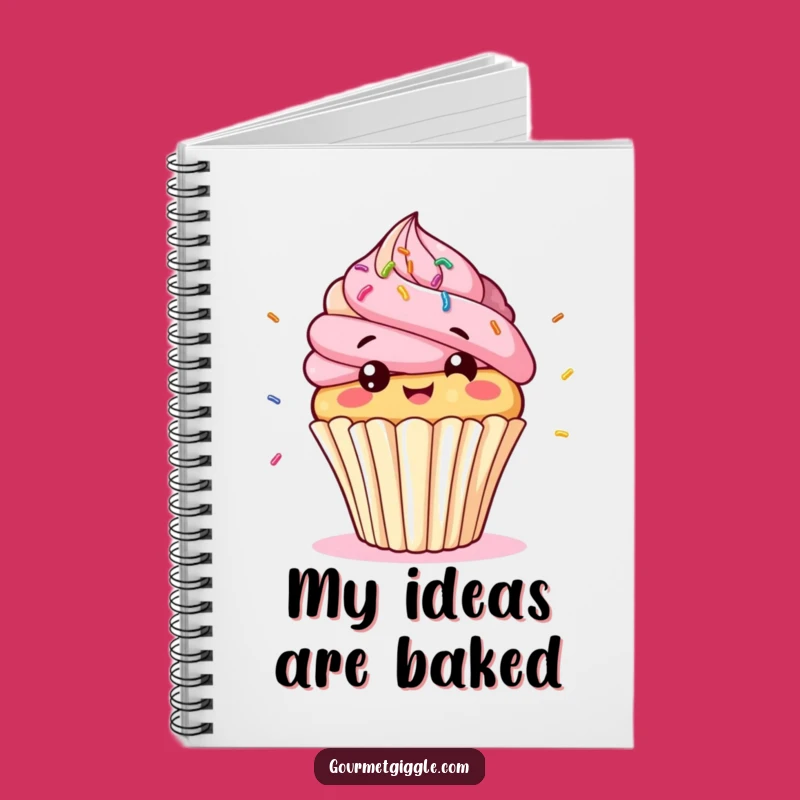 Funny Cupcake Giggle Notebook: Bobbing Journaling with a Sweet Character