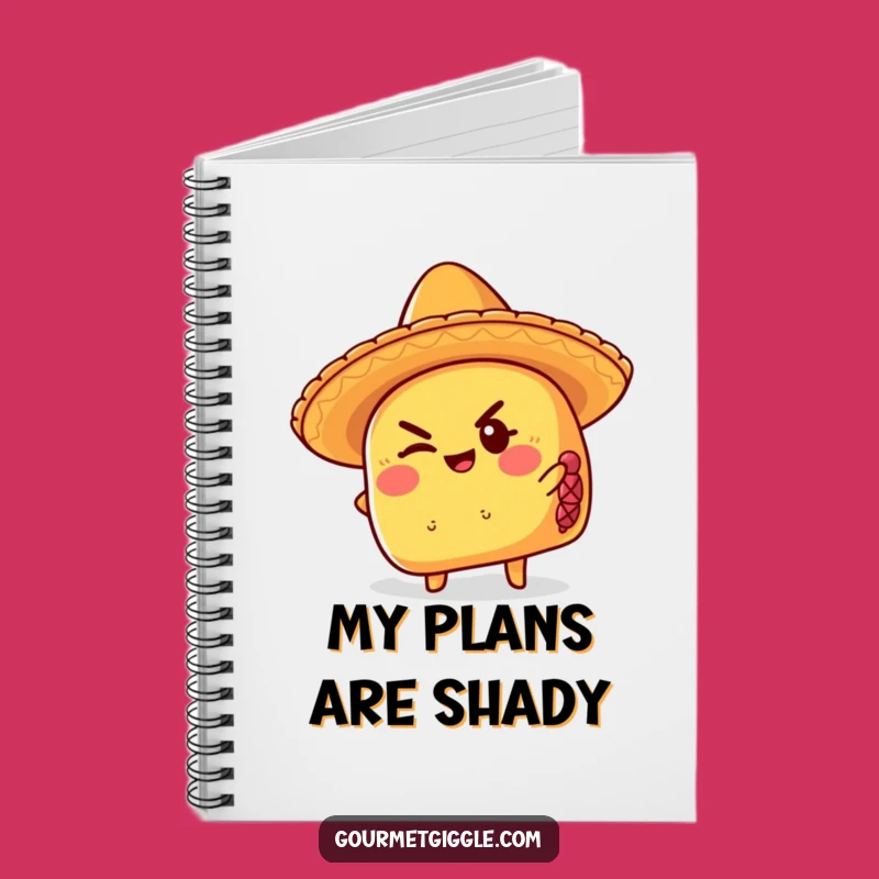 Funny Taco Sombrero Notebook: Jot Down Ideas with a Mischievous Wink