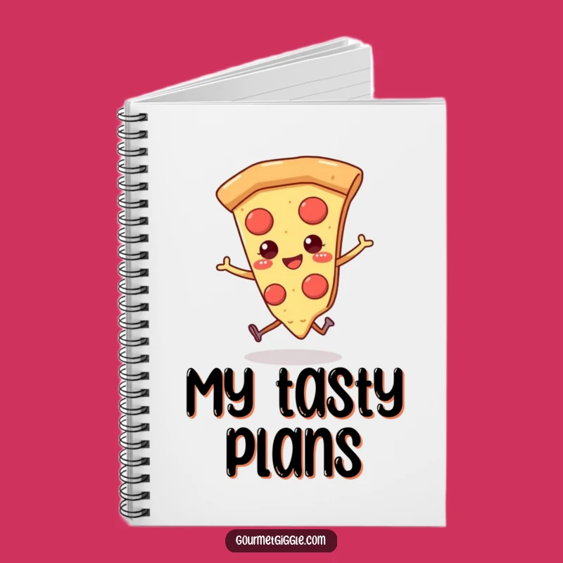 Funny Pizza Notebook: Jot Down Ideas with a Skipping Slice