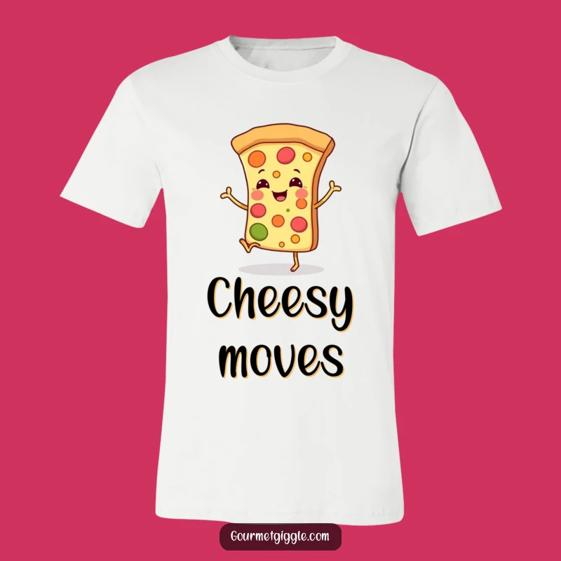 Funny Dancing Pizza Slice T-Shirt: Happy Legs Graphic, Ideal Funny Gift