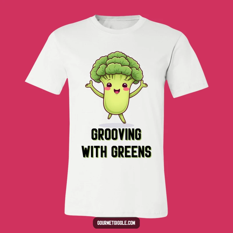 Funny Dancing Broccoli T-Shirt, Wear Your Love for Healthy Fun and Comedy