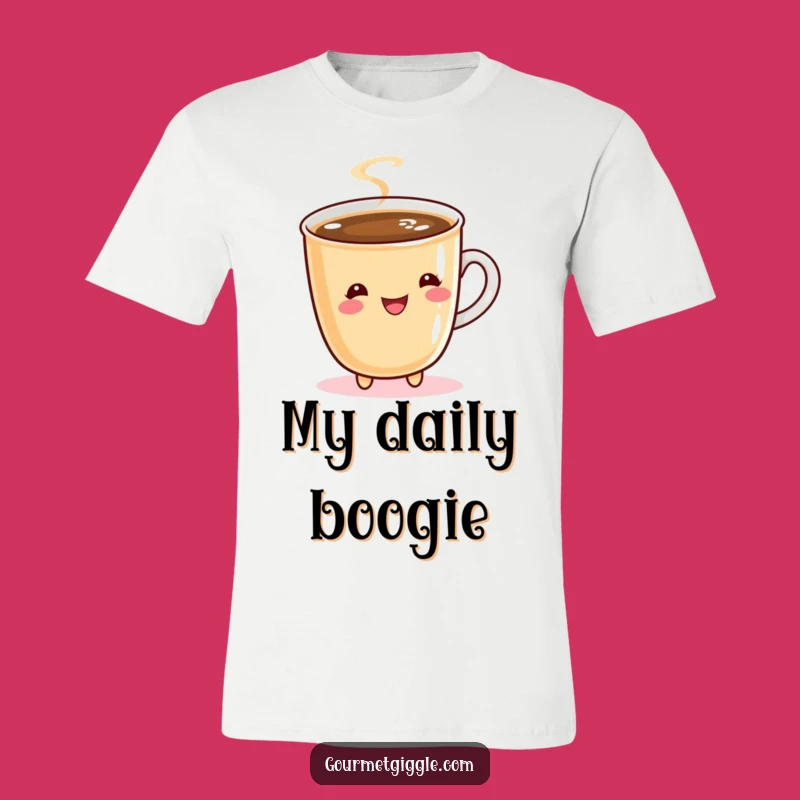 Funny Coffee Twirling T-Shirt - Wear Your Love for Coffee and Fun