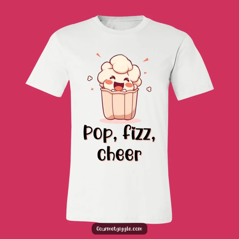 Funny Popcorn Kernel T-Shirt - Wear Your Excitement and Snack Attack Vibes