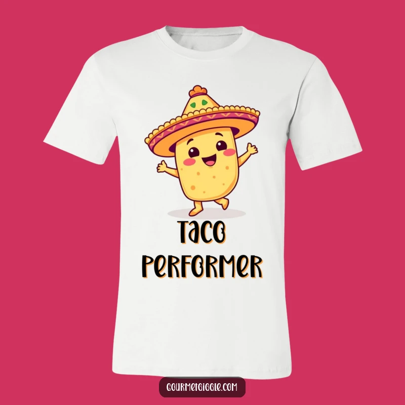 Funny Dancing Taco T-Shirt: Festive Sombrero Graphic, Ideal Funny Gift