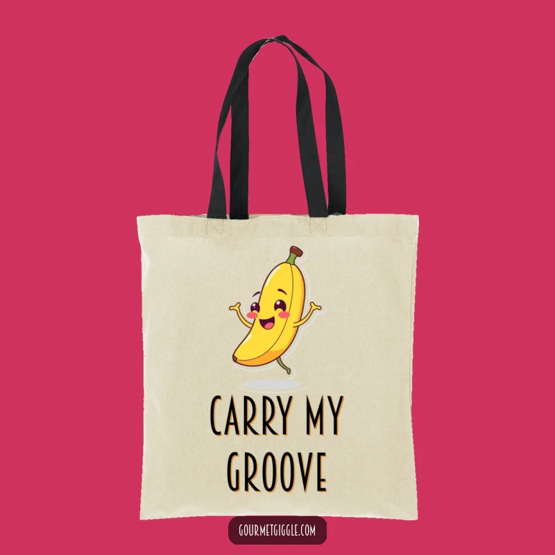 Funny Banana Jigging Tote Bag: Carry Your Funky Vibes Everywhere