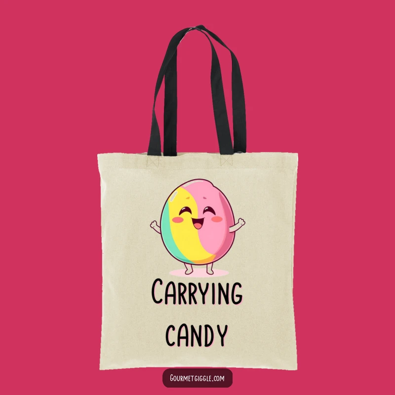 Funny Bouncing Candy Tote Bag - Carry Your Excitement and Your Goods