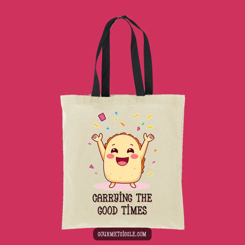Funny Taco Confetti Tote Bag: Spacious and Hilarious for Your Groceries