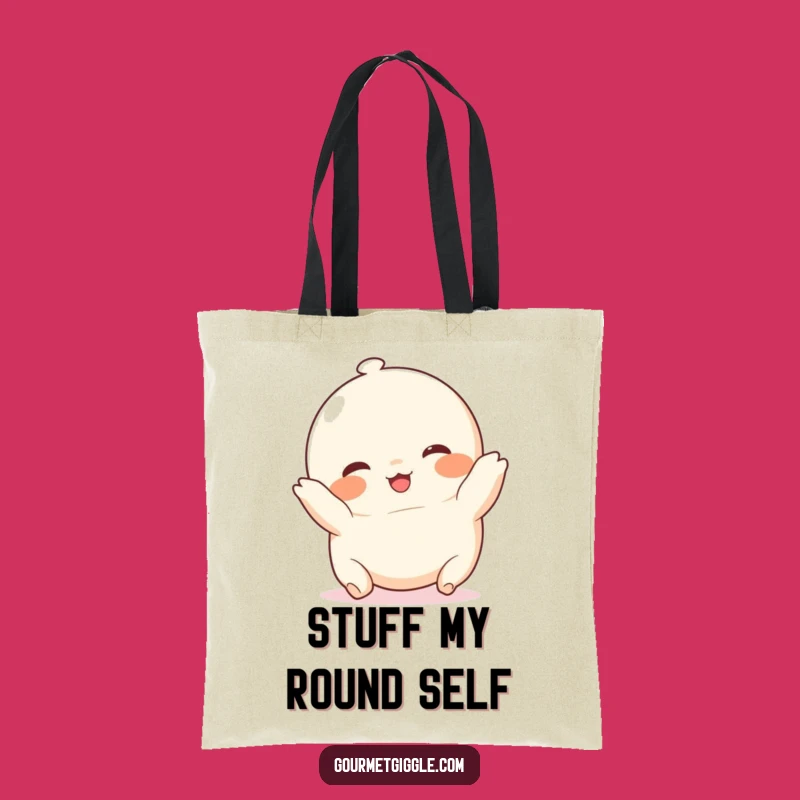 Funny Chubby Dumpling Tote Bag: Carry Your Essentials with Cute Humor and Style