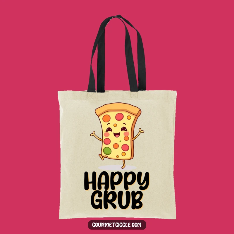 Funny Dancing Pizza Slice Tote Bag: Carry Your Fun, Perfect Funny Gift